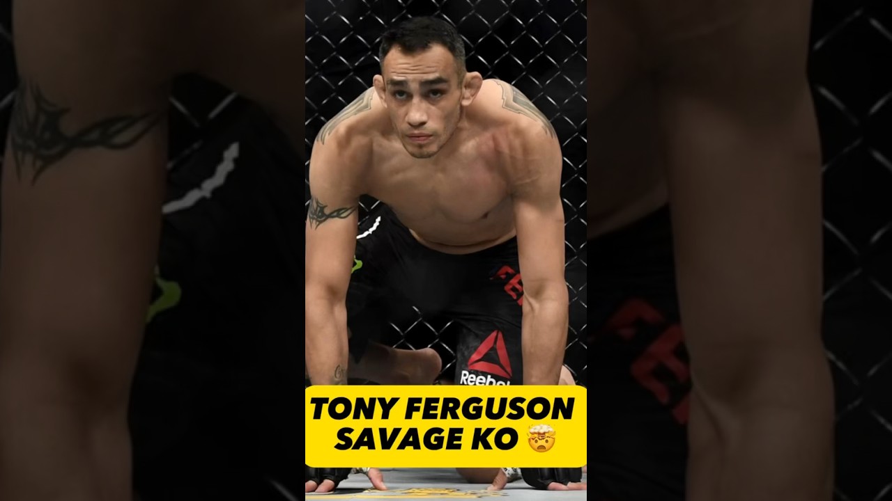 TONY FERGUSON SAVAGE KO 🤯 