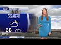 Thursday A.M. Forecast: Dry with sunshine, but still cool