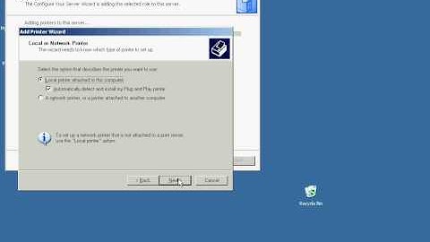 Windows Server 2003 - Print Server Configuration