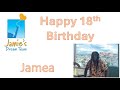 🎉 Happy 18th Birthday Jamea - Jamie's Dream Team - Oct 2, 2024