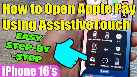 🏦📱 How to Open Apple Pay Using AssistiveTouch on iPhone 16/16 Pro Max (iOS 18)