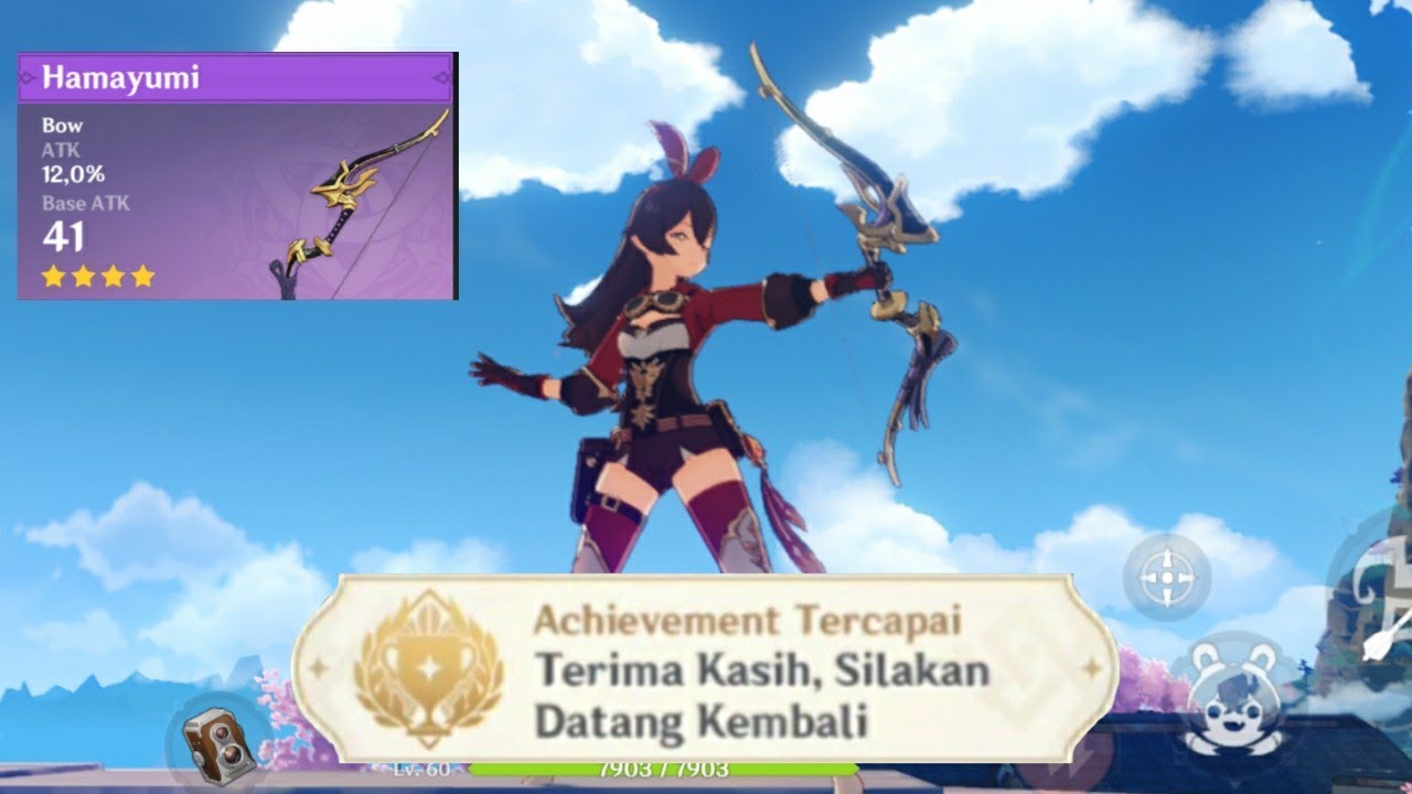 HIDDEN WEAPON AND ACHIEVEMENT | HAMAYUMI BOW | THANK YOU, COME AGAIN | GENSHIN IMPACT ACHIEVEMENTS
