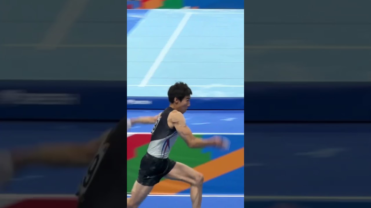 Incredible vault routine in MAG gymnastics, watch every move of this routine