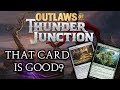 Outlaws of thunder junction card evaluationarchetype deep dive  limited levelups