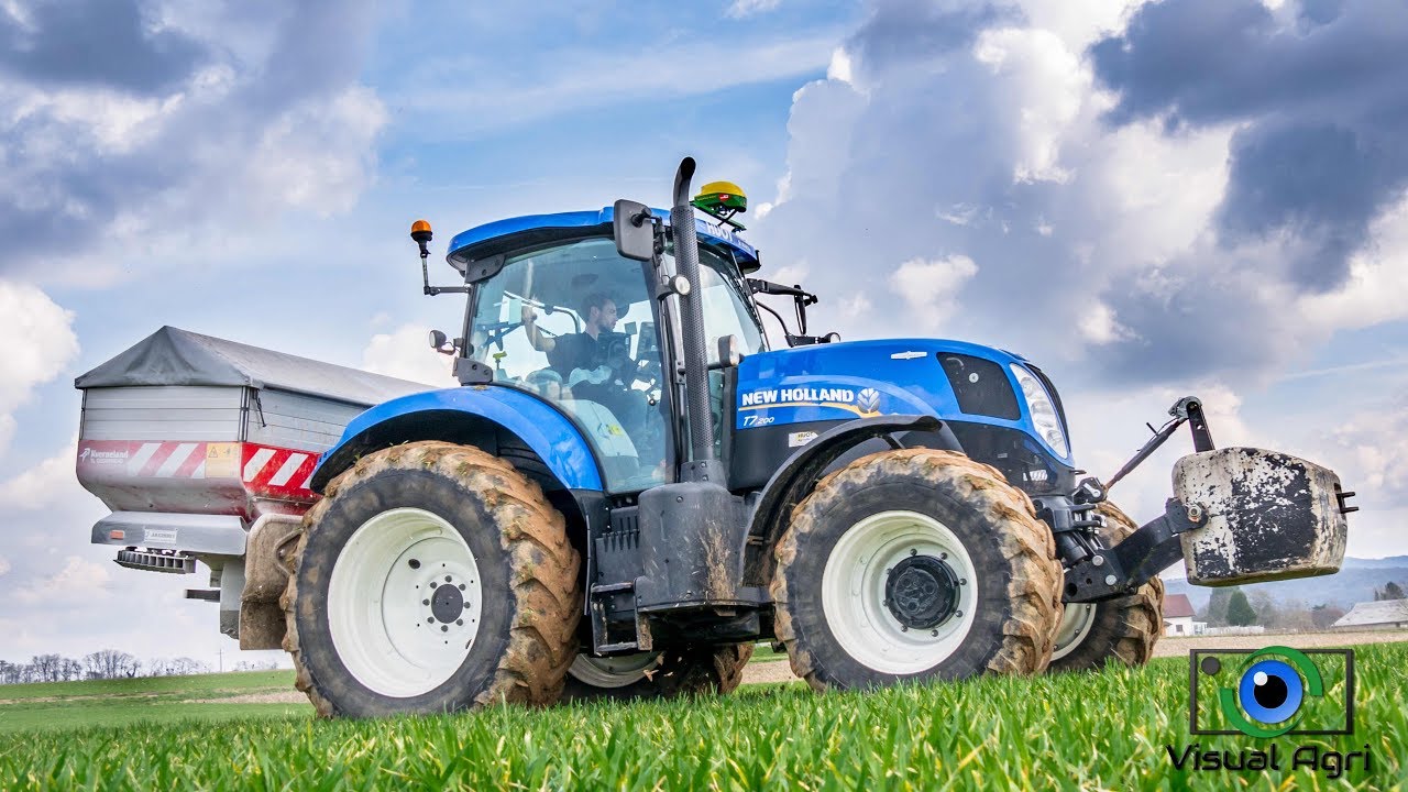 New Holland et Kverneland à l'épandage d'engrais