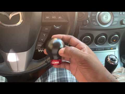HOW TO INSTALL A COBB KNOB ON YOUR MAZDASPEED 3 - YouTube
