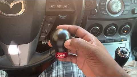 HOW TO INSTALL A COBB KNOB ON YOUR MAZDASPEED 3