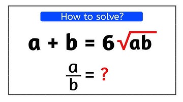 A Nice Algebric Problem with Square Root || Olympiad Math