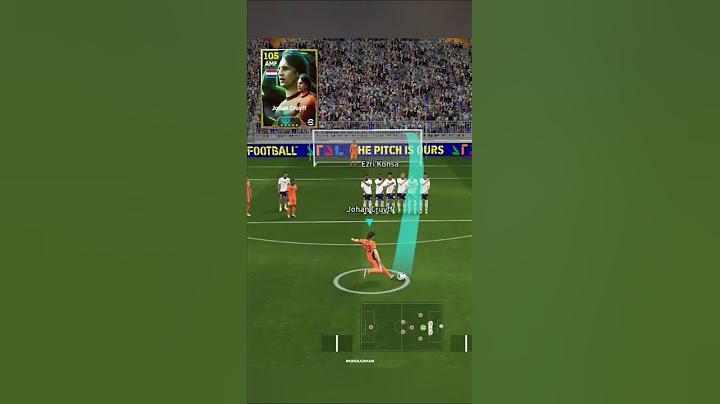 Epic Double booster J.Cruyff Free-kick Master🇳🇱 #efootball2025#efootball #pes #shorts #youtubeshorts