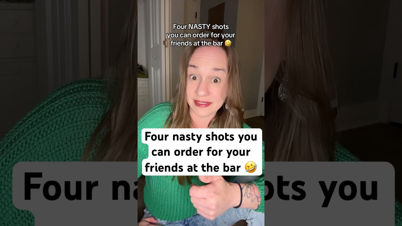 Nasty shots to order your friends at the bar 🤣 #bartender