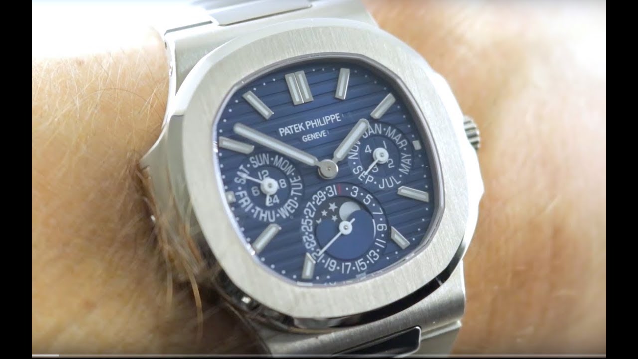 Patek Philippe Nautilus Perpetual Calendar Moonphase Watch