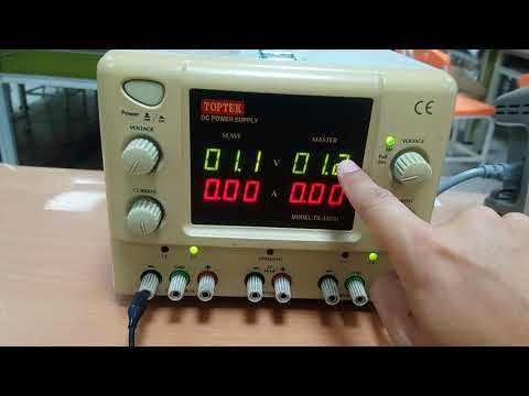 東南科技大學電機系_微奈米與機器人實驗室_電力電子乙級術科 第一題 Part3 電源供應器使用