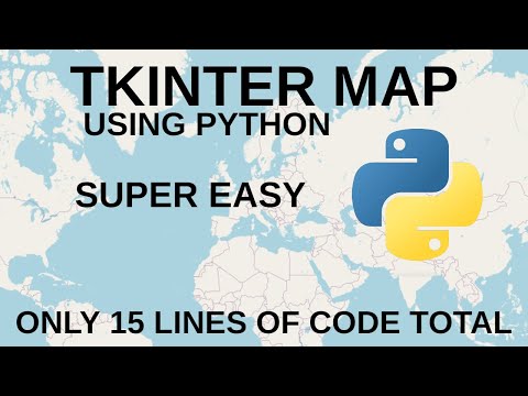 Simple Tkinter Map