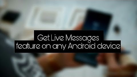 Get Live Messages feature on any Android device || Samsung note 8 feature || Hindi