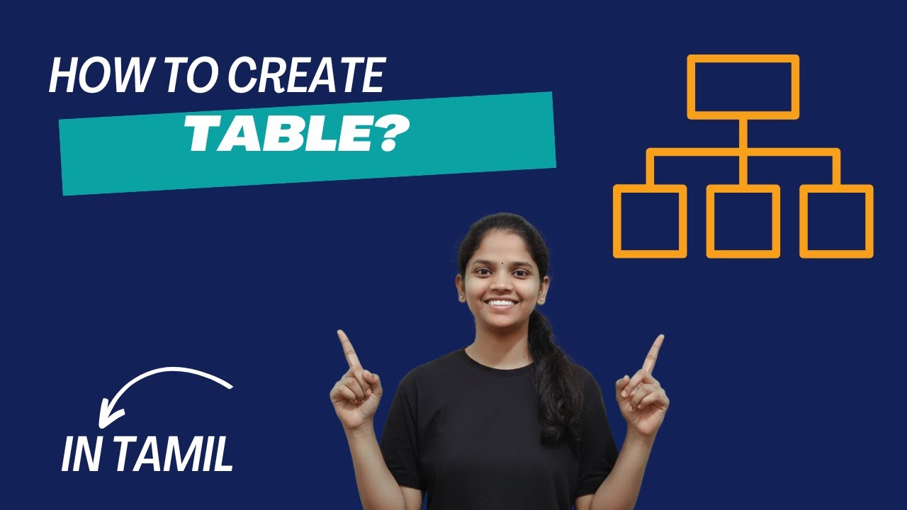 MySQL : How to CREATE the TABLE? - YouTube