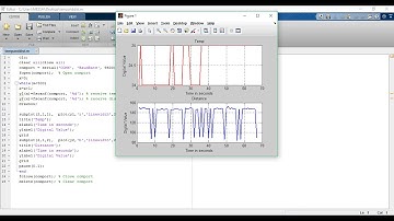 Matlab Arduino real time monitoring distance and temperature [simple code] + Download