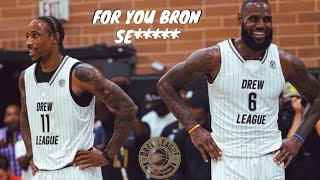 LeBron James Drops 42 PTS \& 16 REB In Drew League Return 👀!!! +Rant Reaction