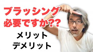 ブラッシングって必要ですか？ 髪や頭皮にどんな良いことありますか？