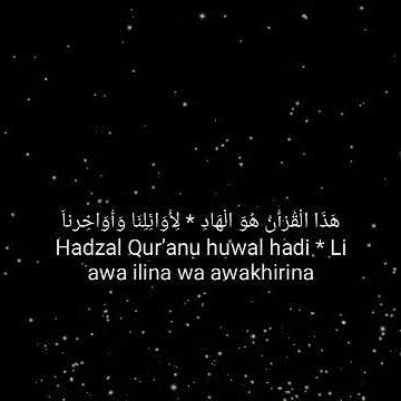 Mentahan ccp lirik lagu sholawat hadzal Qur'an