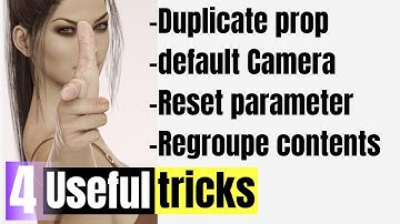 Daz Studio | 4 Useful tricks!