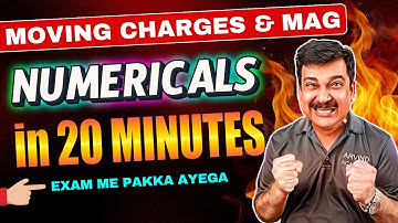 💥MOVING CHARGES & MAGNETISM Numericals in Just 20 Minutes! ✅ Class 12 Physics 2025 | Arvind Academy