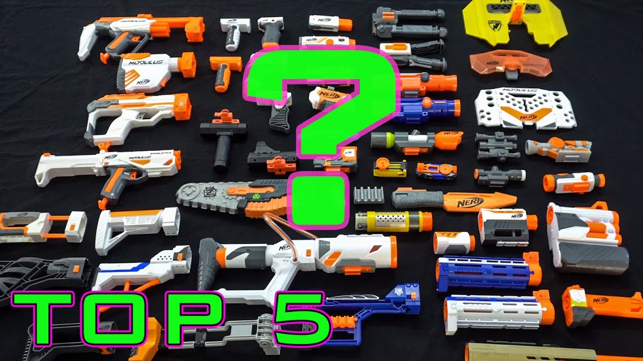 TOP 5 BEST NERF ATTACHMENTS! - YouTube