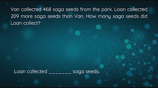 Word Problems - Add and subtract by comparing two sets 2