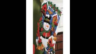 christmas stocking kits bucilla