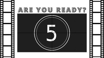 Đồng hồ đếm ngược 10s Tivi đen trắng  - Are You Ready YouTube Intro