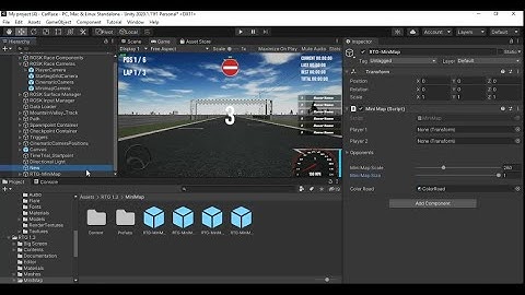 (Unity tutorial) How to make a racing game in Unity3d URP part 1 Game logo