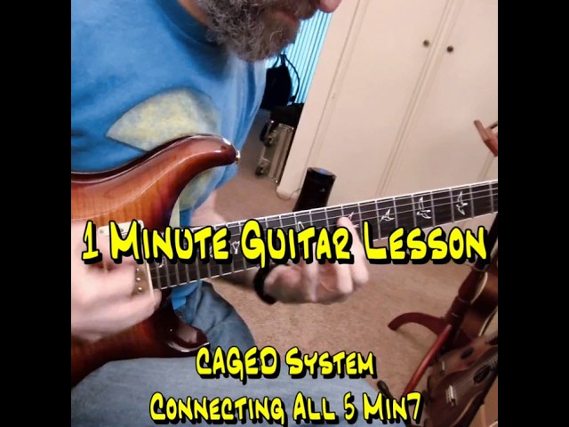 #guitarlessons 1min version-All 5 Min7 Chords-CAGED System for #Jazz, #Blues #Funk #shorts auf YouTube ansehen #guitarlessons 1min version-All 5 Min7 Chords-CAGED System for #Jazz, #Blues #Funk #shorts auf YouTube ansehen