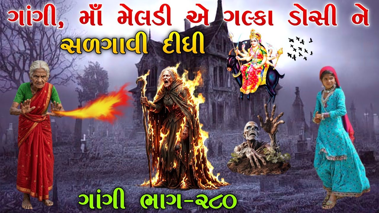 ગાંગી, માઁ મેલડી એ ગલ્કા ડોસી ને સળગાવી દીધી | ભાગ-૨૮૦ | meladi ma no itihas | Raja Meladi