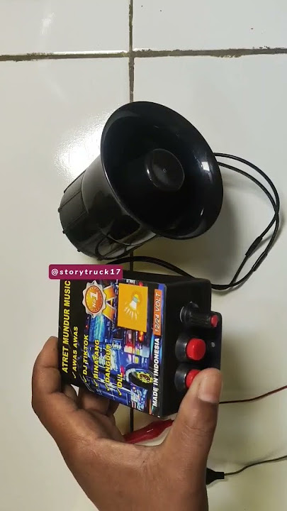 ALARM MUNDUR AWAS AWAS ADA BOS MUDA MAU MUNDUR 12VOLT 24VOLT #shorts