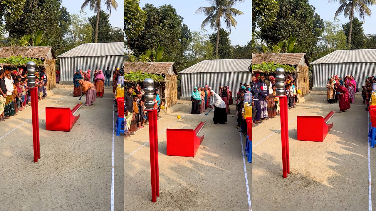 Все девочки в деревне были в восторге от веселых игр!