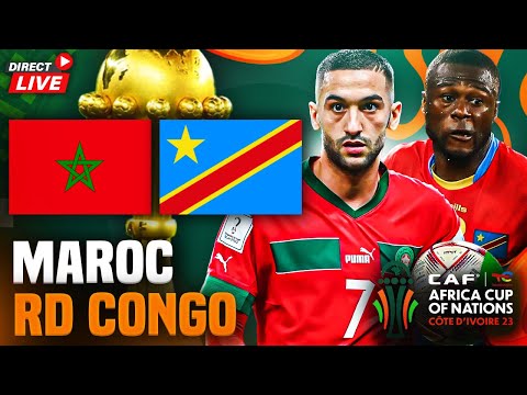 🔴🇲🇦🇨🇩 MAROC - RD CONGO LIVE / 🔥MATCH CAPITAL! 🇲🇦LES LIONS DE L' ATLAS VS LES LEOPARDS🇨🇩 / can 2023