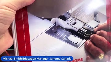 Janome Presser Foot Spotlight: 3-Way Cording Foot (H)
