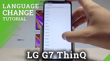 How to Change Language on LG G7 ThinQ - Language Settings |HardReset.Info