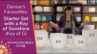 Get the most amazing expansion with these 6 crystal singing bowls