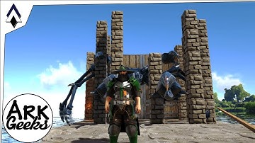 Crab Taming Raft on AberRagnarok : Ep5 : Geeks Network : ARK Gameplay