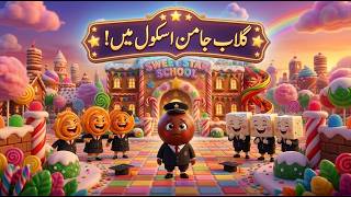 ایک نرم دل گلاب جامن کی کہانی Sweet Star School Dessert World Cute Cartoon Urdu Kahanikokotv14