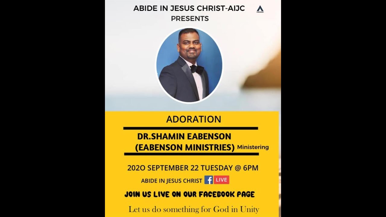 DR SHAMIN EABENSON - EABENSON MINISTRIES - EABENSON TV - THE MASTER OF IMPOSSIBILITIES