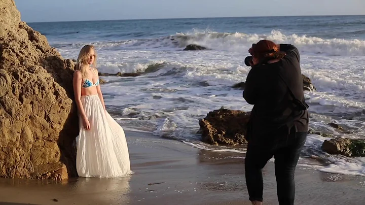 Sharon Coker behind the scenes - Malibu