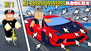 Hızlı Arabaya Geçtim ve Coştum!! - Panda ile Roblox Max Speed