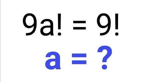 Test your Math skills | #maths #mathematics #factorial #explore #mathspuzzles #mathsproblems