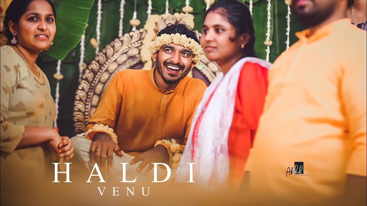 Venu  Groom Haldi Trailer 4K Video |AKHIL PHOTOGRAPHY 7036535858 KHAMMAM