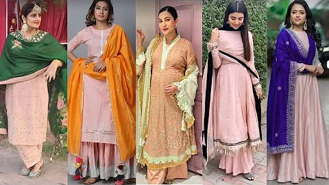 Most amazing peach colour suit design ideas for girls 2025