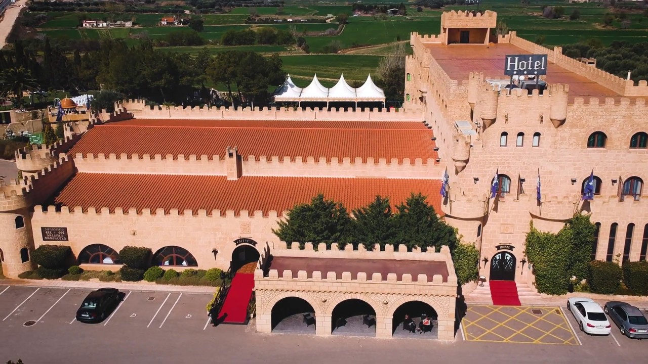 Castillo de Bonavia, Pedrola, Zaragoza Drone Foto Video