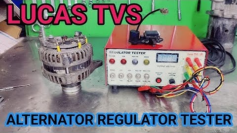 ALTERNATOR REGULATOR TESTER ! LUCAS REGULATOR TESTER ! 12V 24V REGULATOR TESTER