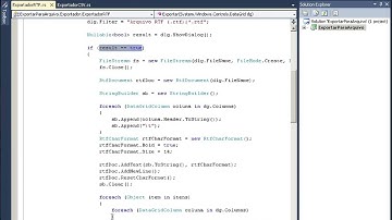 C# WPF - Exportar Datagrid Video Aula 06 - Classe Exportar RTF