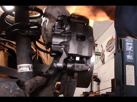 How To Replace Rear Brakes Rotors & Calipers On A  Mitsubishi Galant